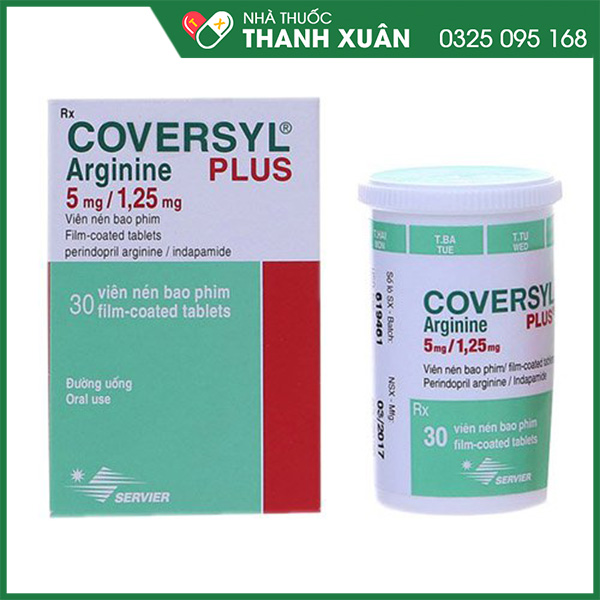 Coversyl Plus - Thuốc điều trị tăng huyết áp